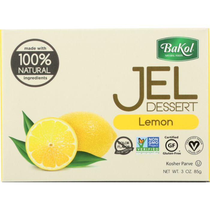 BAKOL: Jel Dessert Lemon All Natural, 3 oz