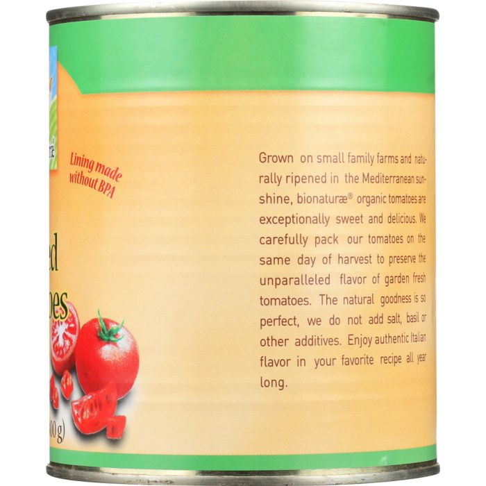 BIONATURAE: Organic Diced Tomatoes, 28.2 oz