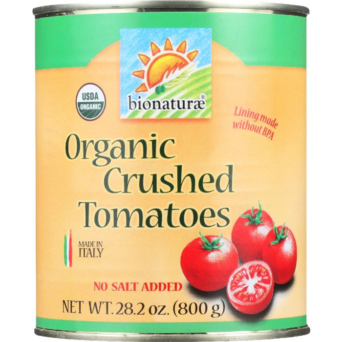 BIONATURAE: Organic Crushed Tomato, 28.2 oz