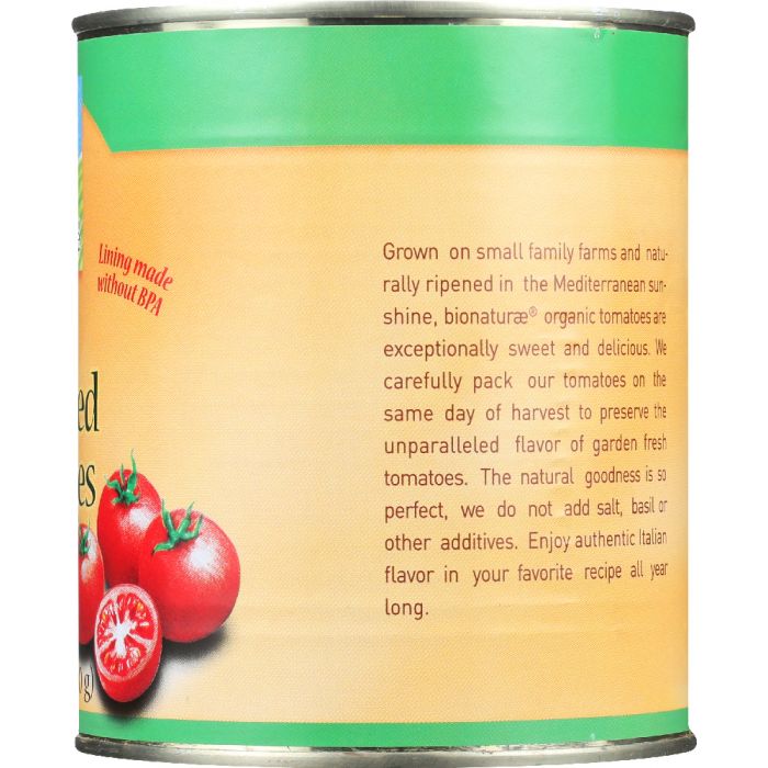 BIONATURAE: Organic Crushed Tomato, 28.2 oz