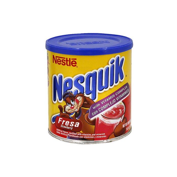 NESQUIK: Mix Quick Strawberry, Hispanic, 14.1 oz