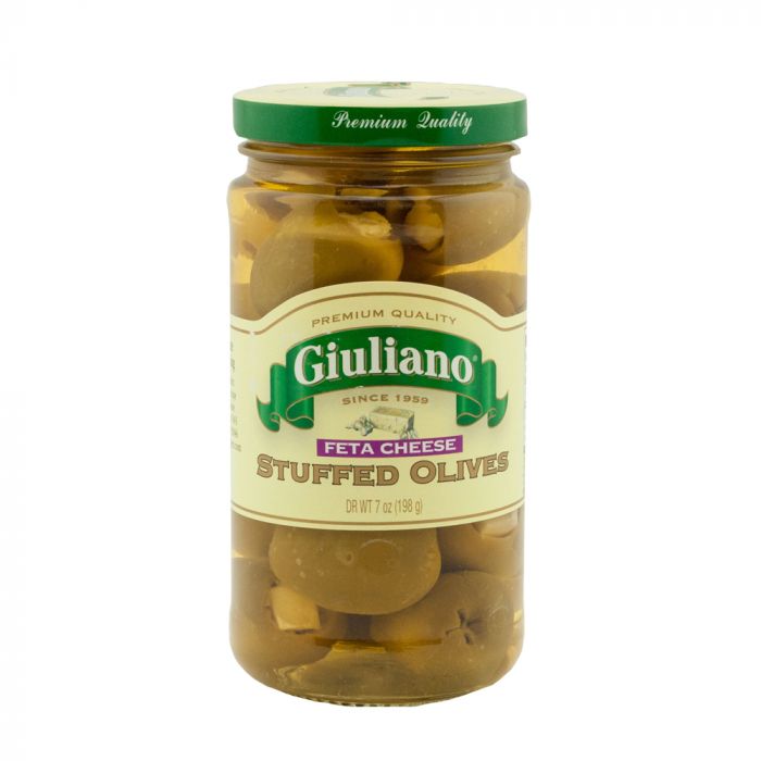 GIULIANO: Olive Stfd Feta Chs, 6.5 oz