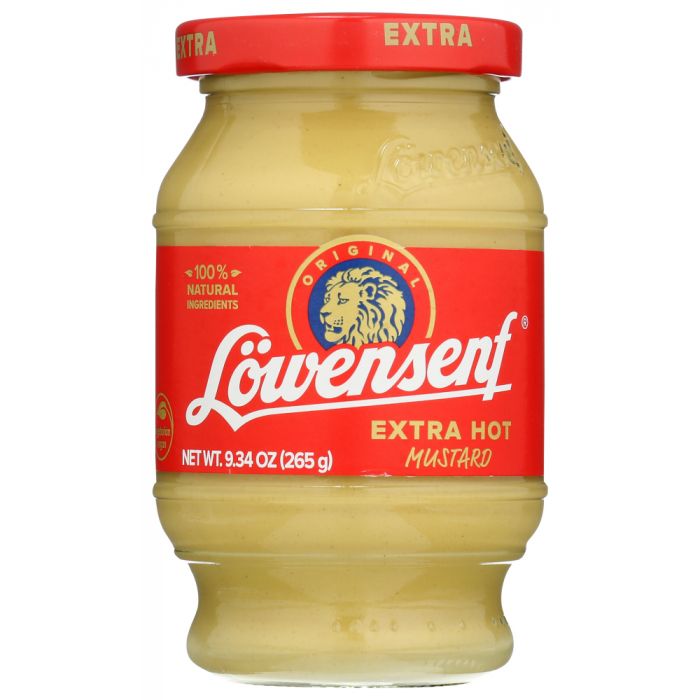 LOWENSENF: Mustard German Extra Hot, 9.3 oz