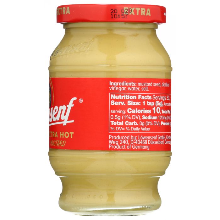 LOWENSENF: Mustard German Extra Hot, 9.3 oz