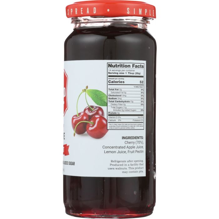 JUST SPREAD: Cherry Preserve Spread, 10 oz