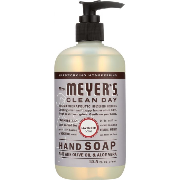 MRS MEYERS CLEAN DAY: Liquid Hand Soap Lavender Scent, 12.5 oz