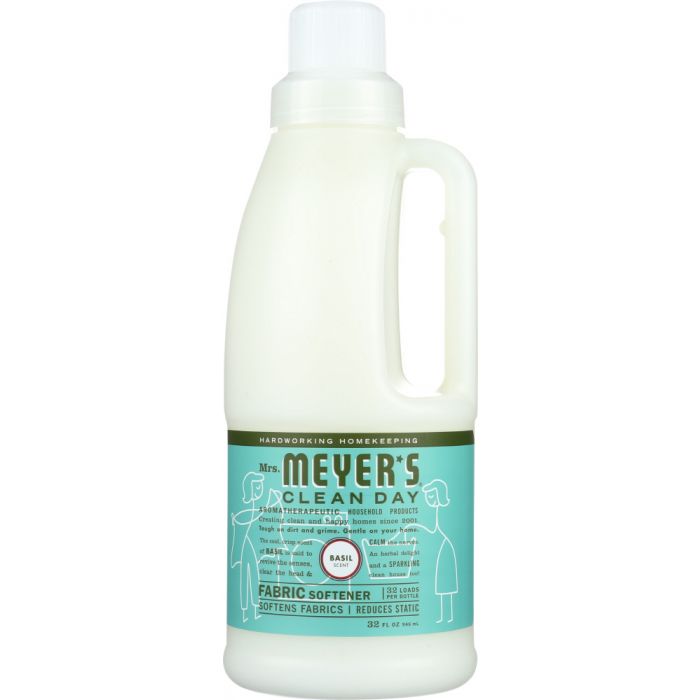 MRS. MEYER'S: Clean Day Fabric Softener Basil Scent, 32 oz