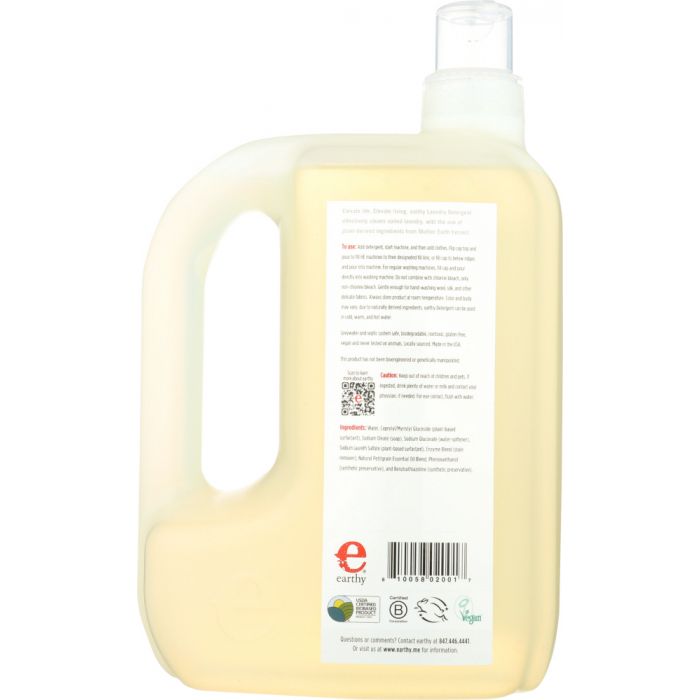 EARTHY: Laundry Detergent Petitgrain, 70 oz