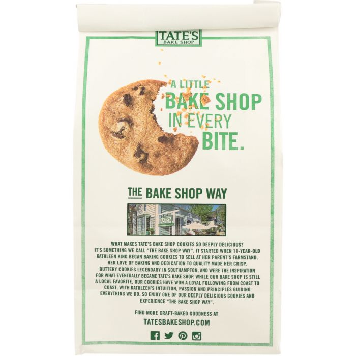 TATE'S BAKE SHOP: Gluten Free Chocolate Chip Cookies, 7 oz