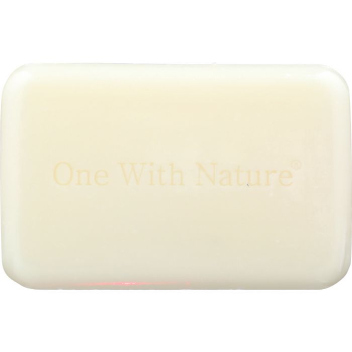 ONE WITH NATURE: Dead Sea Mineral Bar Soap Goat’s Milk, 4 oz