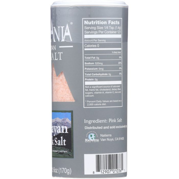 HIMALANIA: Himalayan Fine Pink Salt, 6 oz