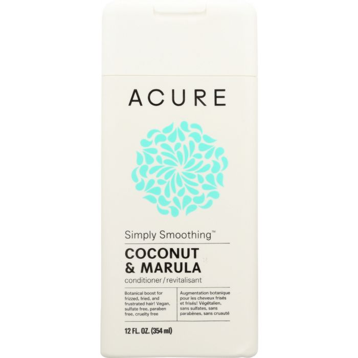 ACURE: Simply Smoothing Conditioner Coconut & Marula, 12 fl oz