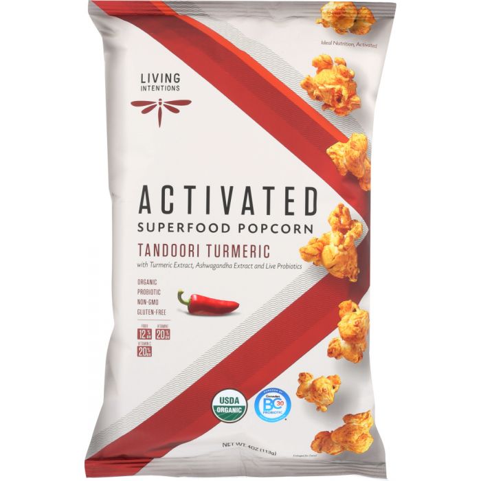 LIVING INTENTIONS: Popcorn Tandoori Turmeric, 4 oz