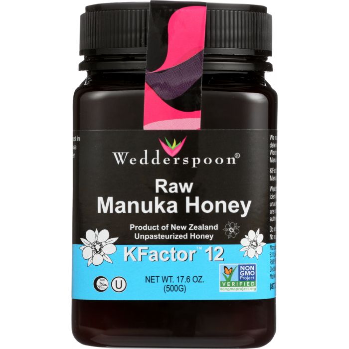 WEDDERSPOON: Honey Raw Manuka K Factor 12, 17.6 oz