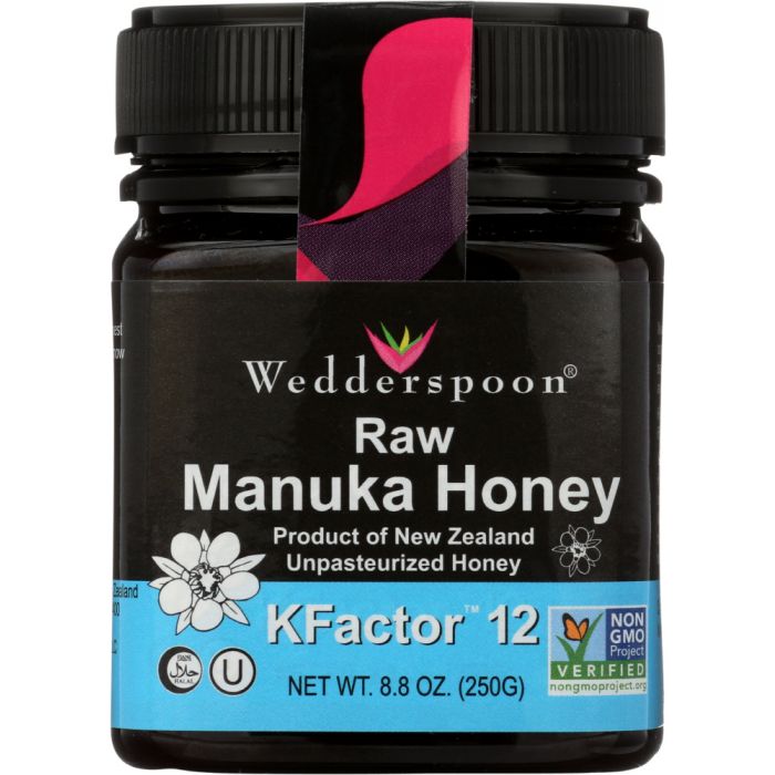 WEDDERSPOON: Honey Raw Manuka K Factor 12, 8.8 oz