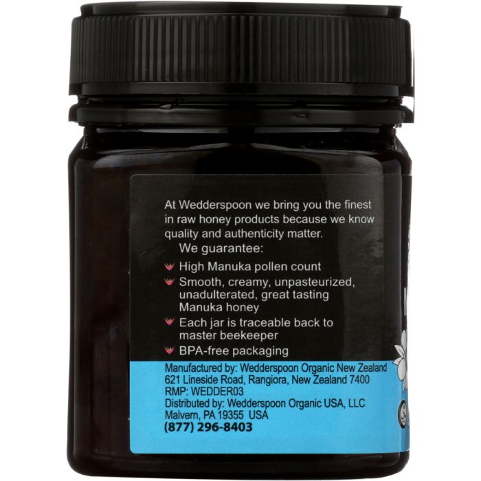 WEDDERSPOON: Honey Raw Manuka K Factor 12, 8.8 oz