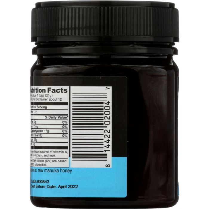 WEDDERSPOON: Honey Raw Manuka K Factor 12, 8.8 oz