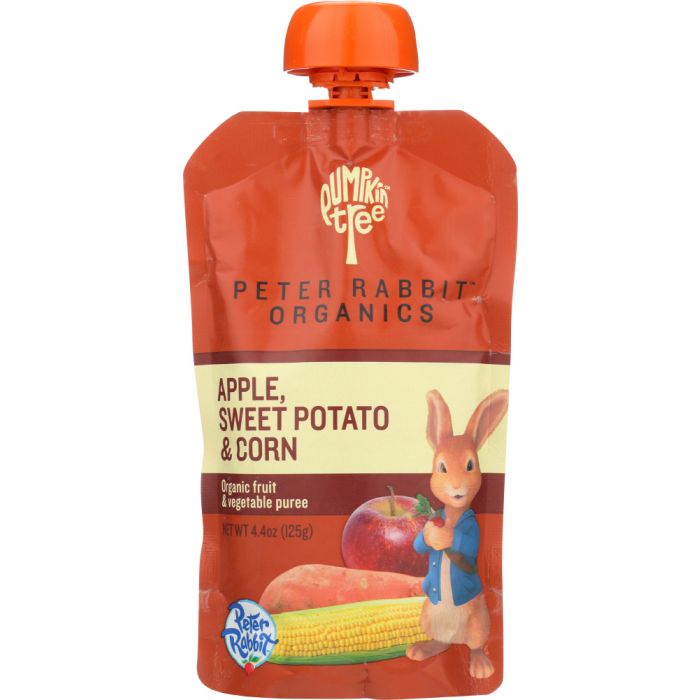 PETER RABBIT: Baby Sweet Potato Corn Apple Organic, 4.4 oz