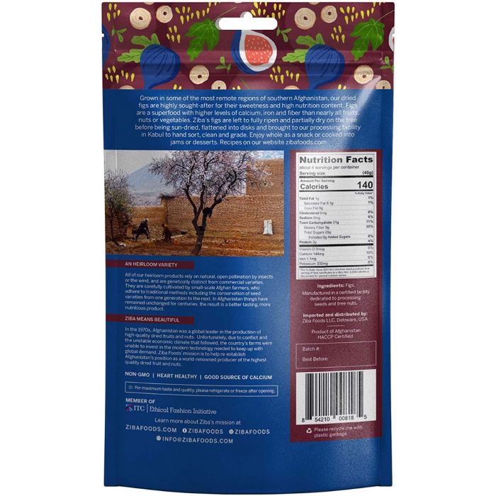 ZIBA FOODS: Fig Sundrd Kandahar, 5.3 oz