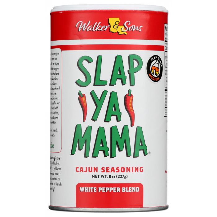 SLAP YA MAMA: Cajun Seasoning White Pepper Blend, 8 oz