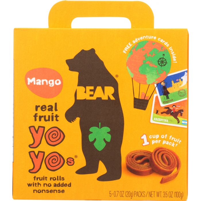 BEAR YOYO: Mango Fruit Rolls, 3.5 oz