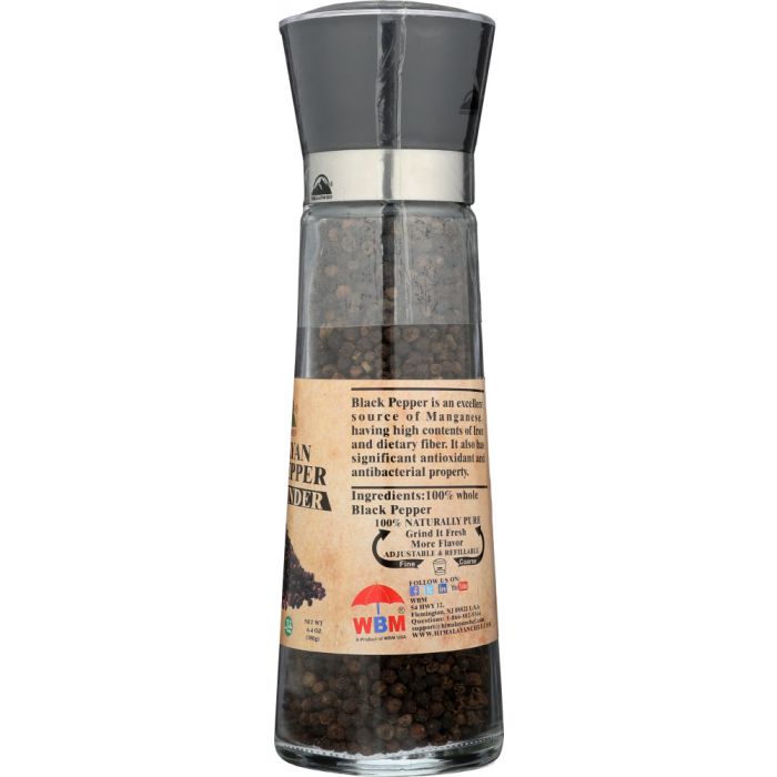 HIMALAYAN CHEF: Pepper Himalayan Black Tall, 6.4 oz