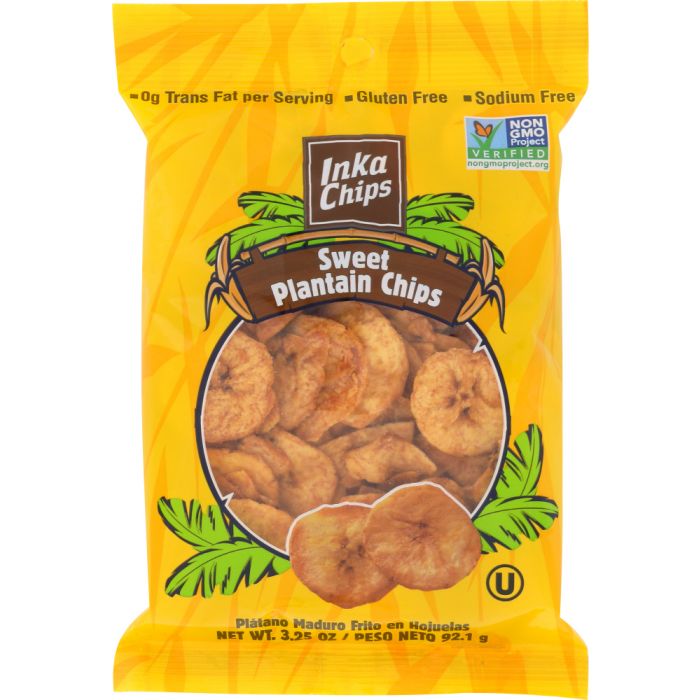 INKA CHIPS: Sweet Plantain, 3.25 oz