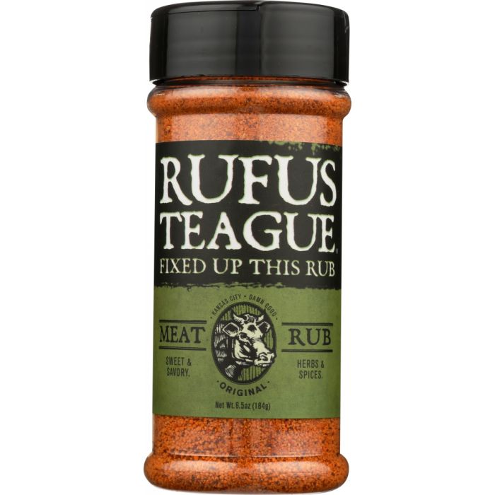 RUFUS TEAGUE: Meat Rub Original, 6.5 oz