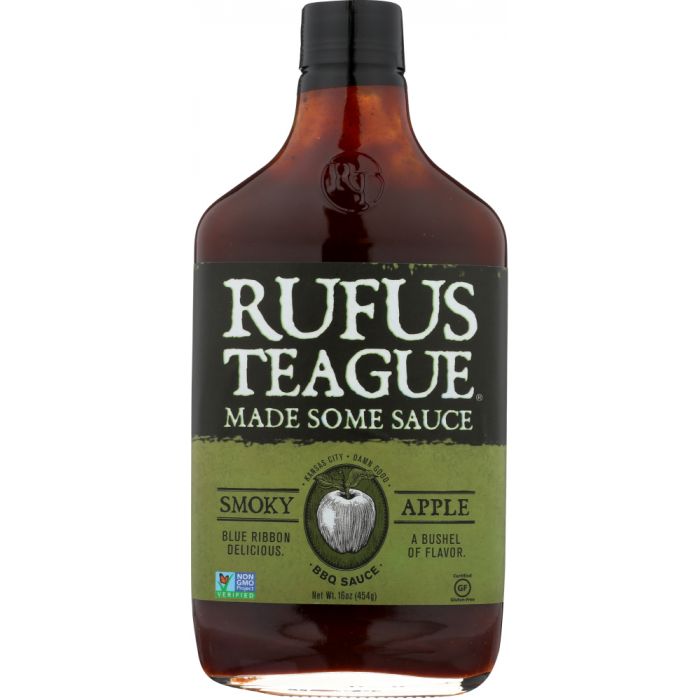 RUFUS TEAGUE: BBQ Sauce Smoky Apple, 16 oz