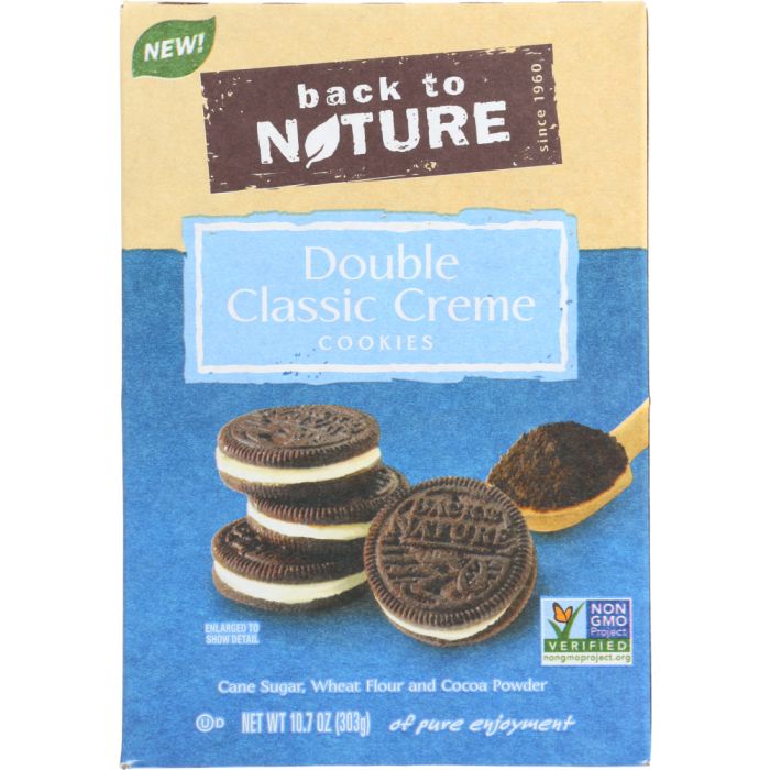 BACK TO NATURE: Cookie Double Classic Creme, 10.7 oz