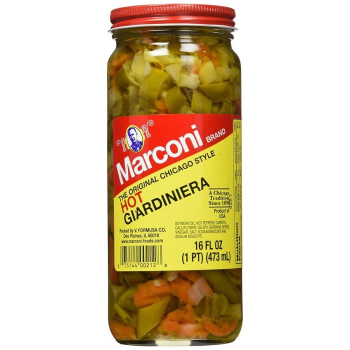 MARCONI: Giardiniera Hot, 16 oz