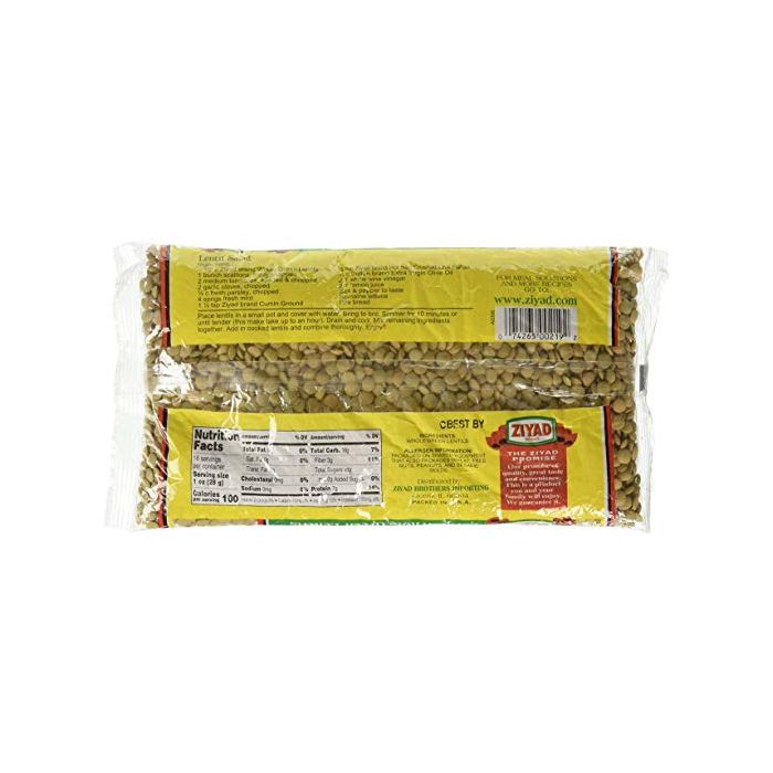 ZIYAD: Bean Lentil Whole, 16 oz