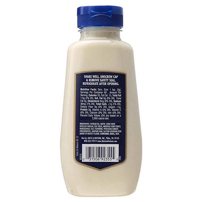 DIETZ AND WATSON: Horseradish Sauce, 12 oz