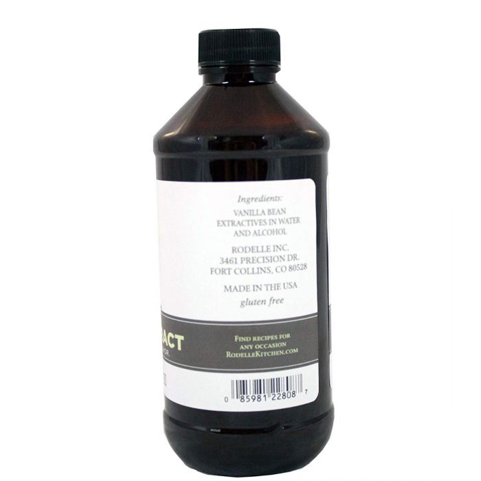 RODELLE: Pure Vanilla Extract, 8 oz