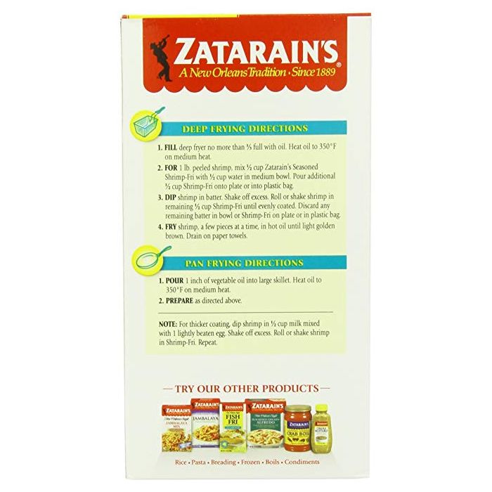 ZATARAINS: Seasoning Fish Fri Seasoned, 10 oz