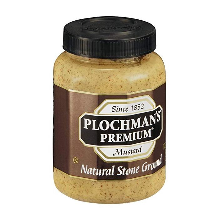 PLOCHMANS: Mustard Stone Ground Pet, 9 oz