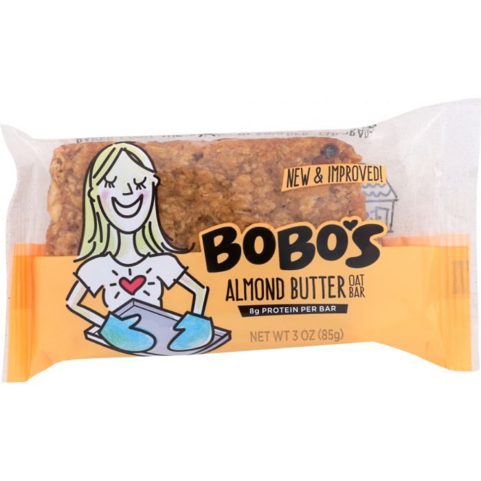 BOBO'S OAT BARS: All Natural Bar Almond, 3 Oz