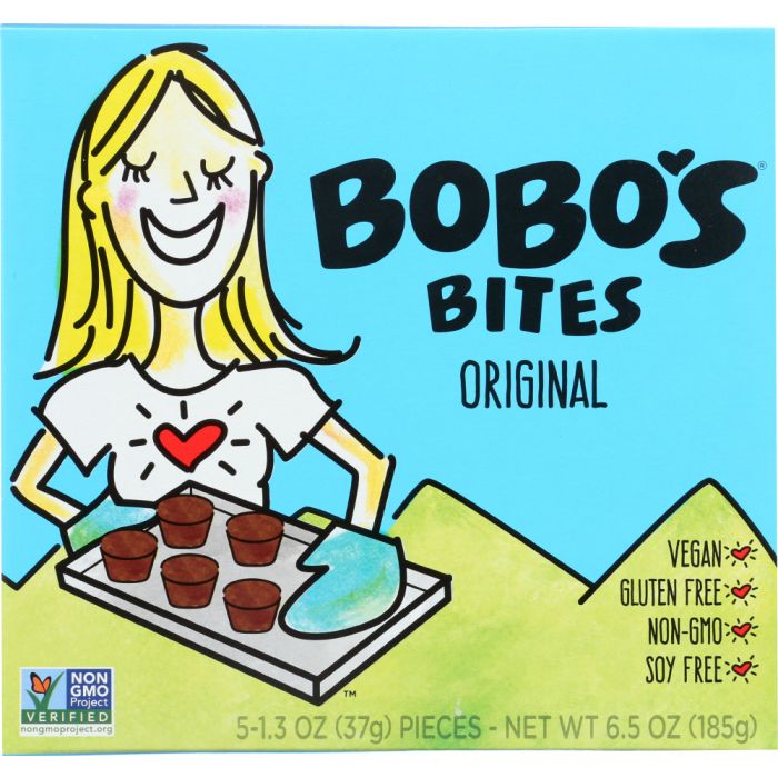 BOBO'S OAT BARS: Bobo's Bites Original 5 Bars, 6.5 oz