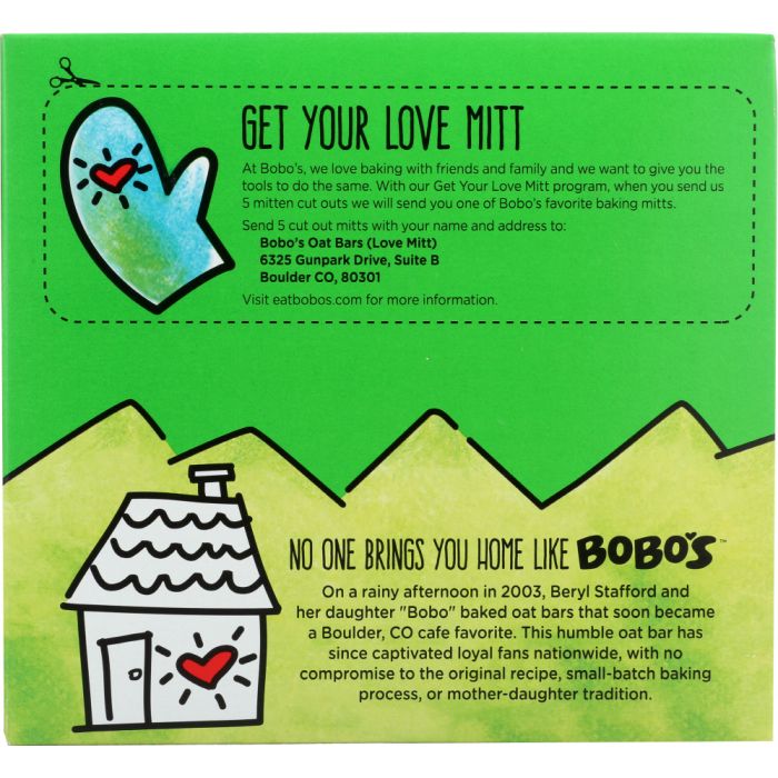 BOBOS OAT BARS: Bites Coconut, 6.5 oz