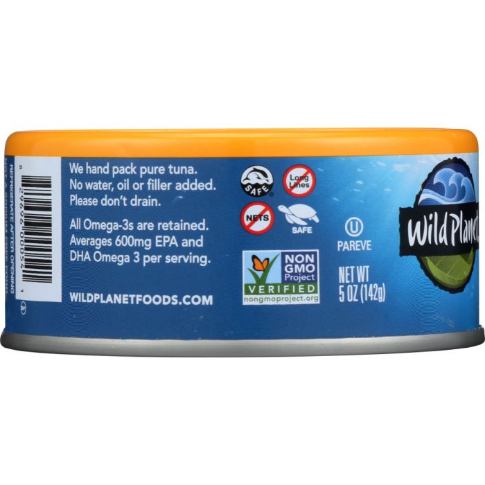 WILD PLANET: Wild Albacore Tuna No Salt Added, 5 oz