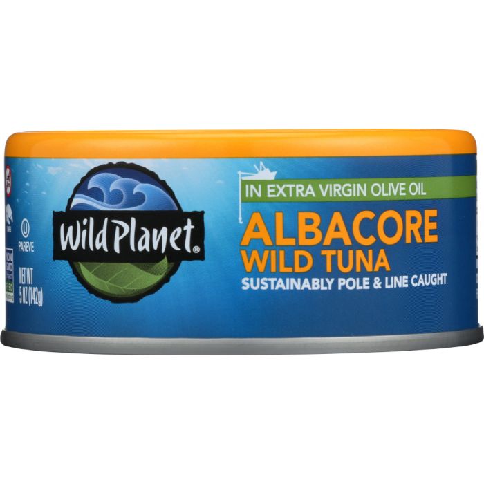 WILD PLANET: Wild Albacore Tuna in Extra Virgin Olive Oil, 5 oz