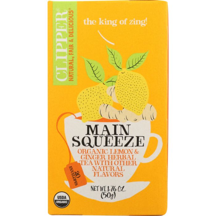 CLIPPER: Organic Main Squeeze Tea, 1.76 oz