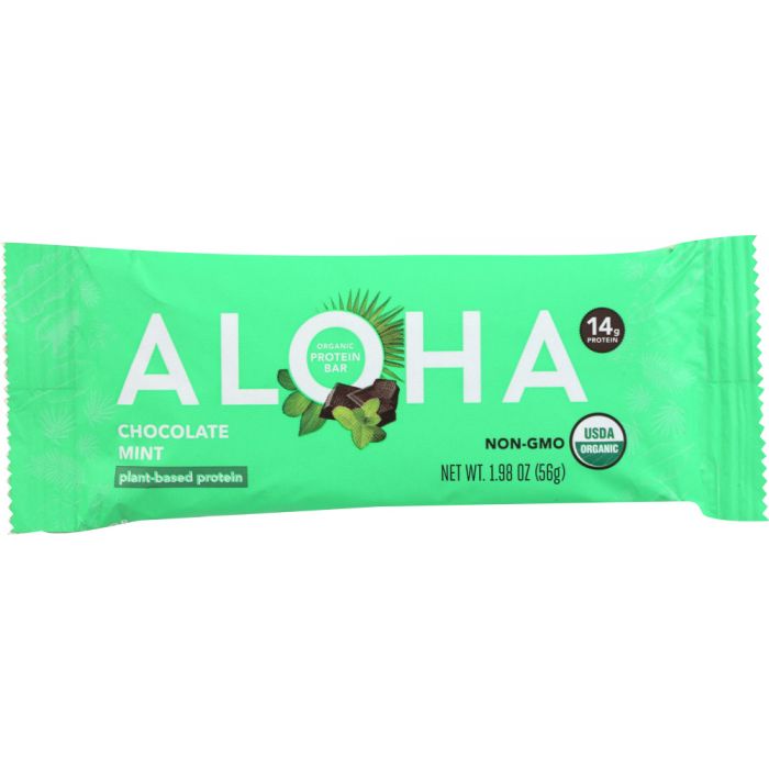 ALOHA: Chocolate Mint Protein Bar, 56 gm