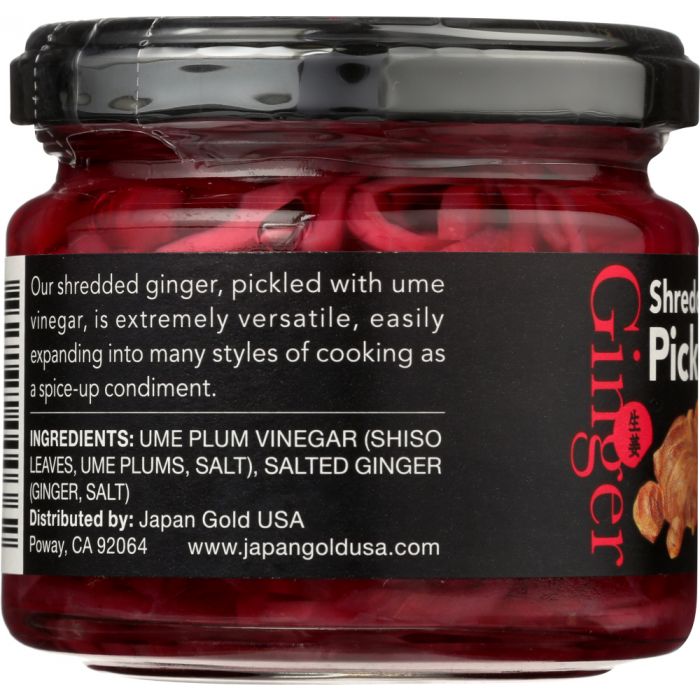 MUSO FROM JAPAN: Shredded Pickled Ginger, 4.9 oz