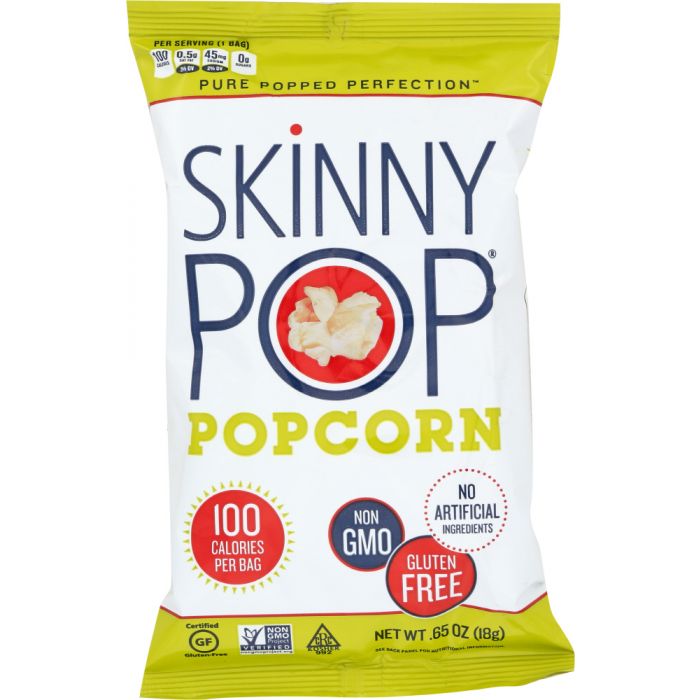 SKINNY POP: Popcorn RTE Natural 100 Calories B, .65 oz