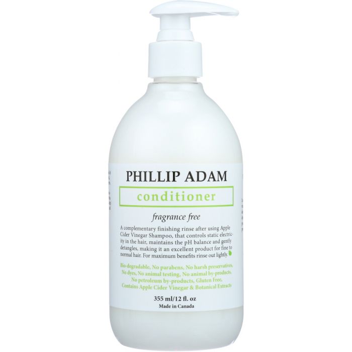 PHILLIP ADAM: Conditioner Apple Cider Vinegar Unscented, 12 oz