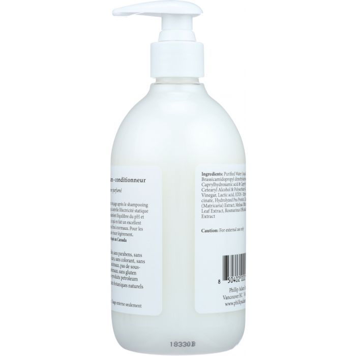 PHILLIP ADAM: Conditioner Apple Cider Vinegar Unscented, 12 oz