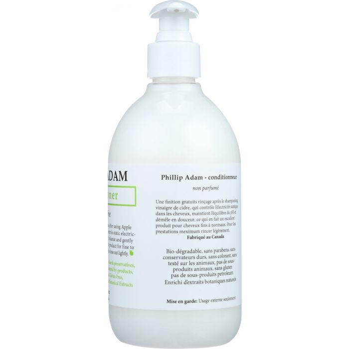 PHILLIP ADAM: Conditioner Apple Cider Vinegar Unscented, 12 oz