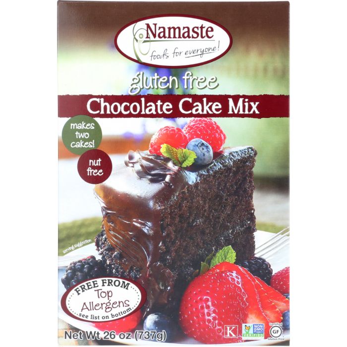 NAMASTE FOODS: Chocolate Cake Mix Gluten Free, 26 oz