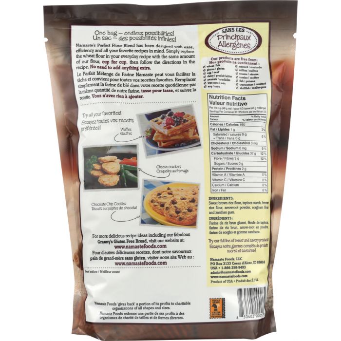 NAMASTE FOODS: Perfect Flour Blend Gluten Free, 48 oz